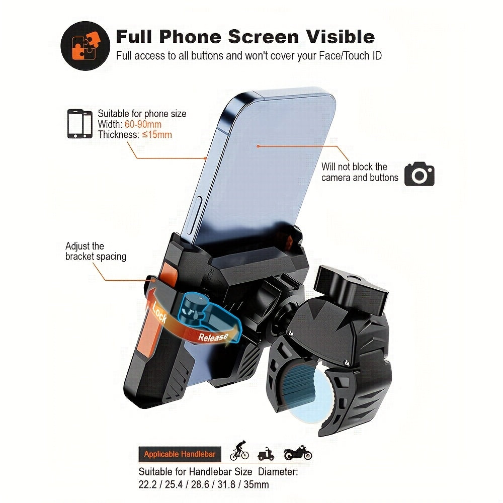 360° Bicycle Phone Holder Mount