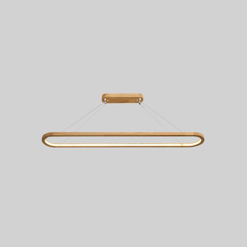 NovaHaus Lunara Modern Pendant Lamp In Metal And Wood For Contemporary Interiors