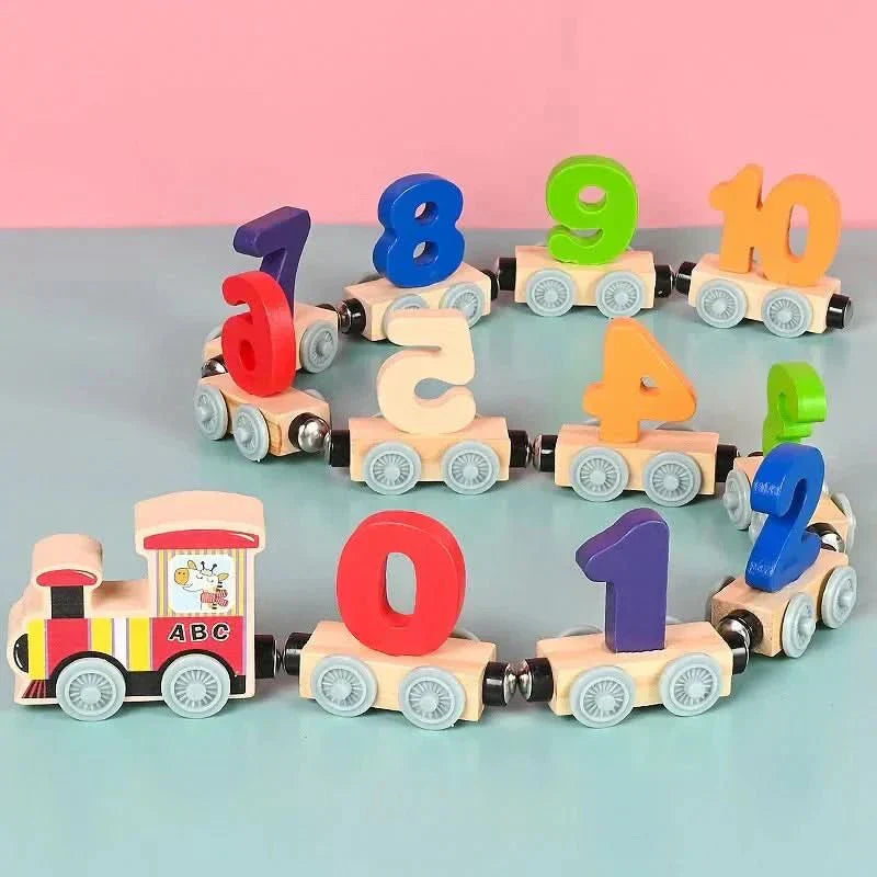 BrightRail Magnetic Number Train For Creative Learning From Age Two