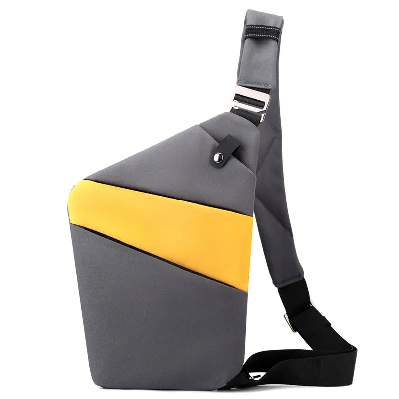 Sac bandoulière de voyage sécurisé avec design anti-vol pour des déplacements en toute sécurité