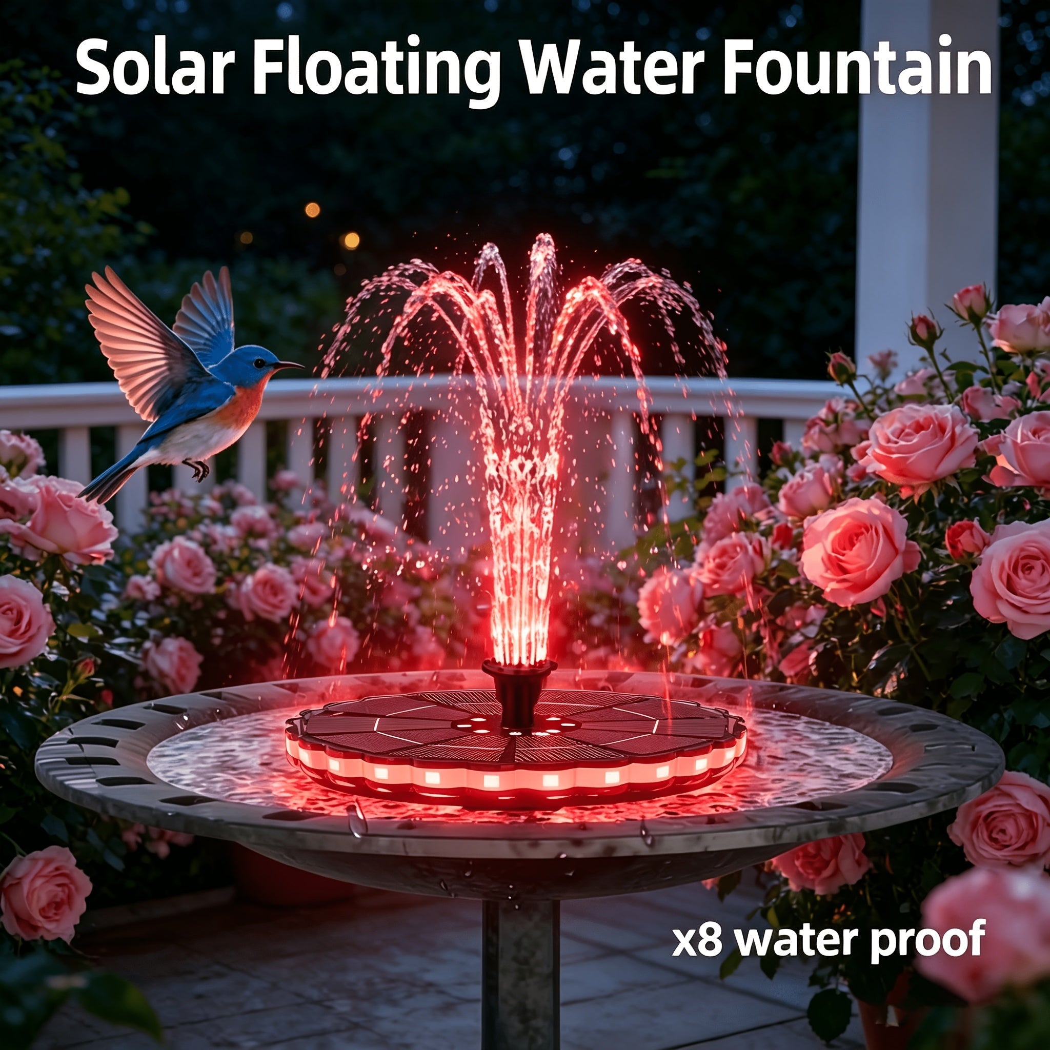 Colorful Solar Fountain Pump