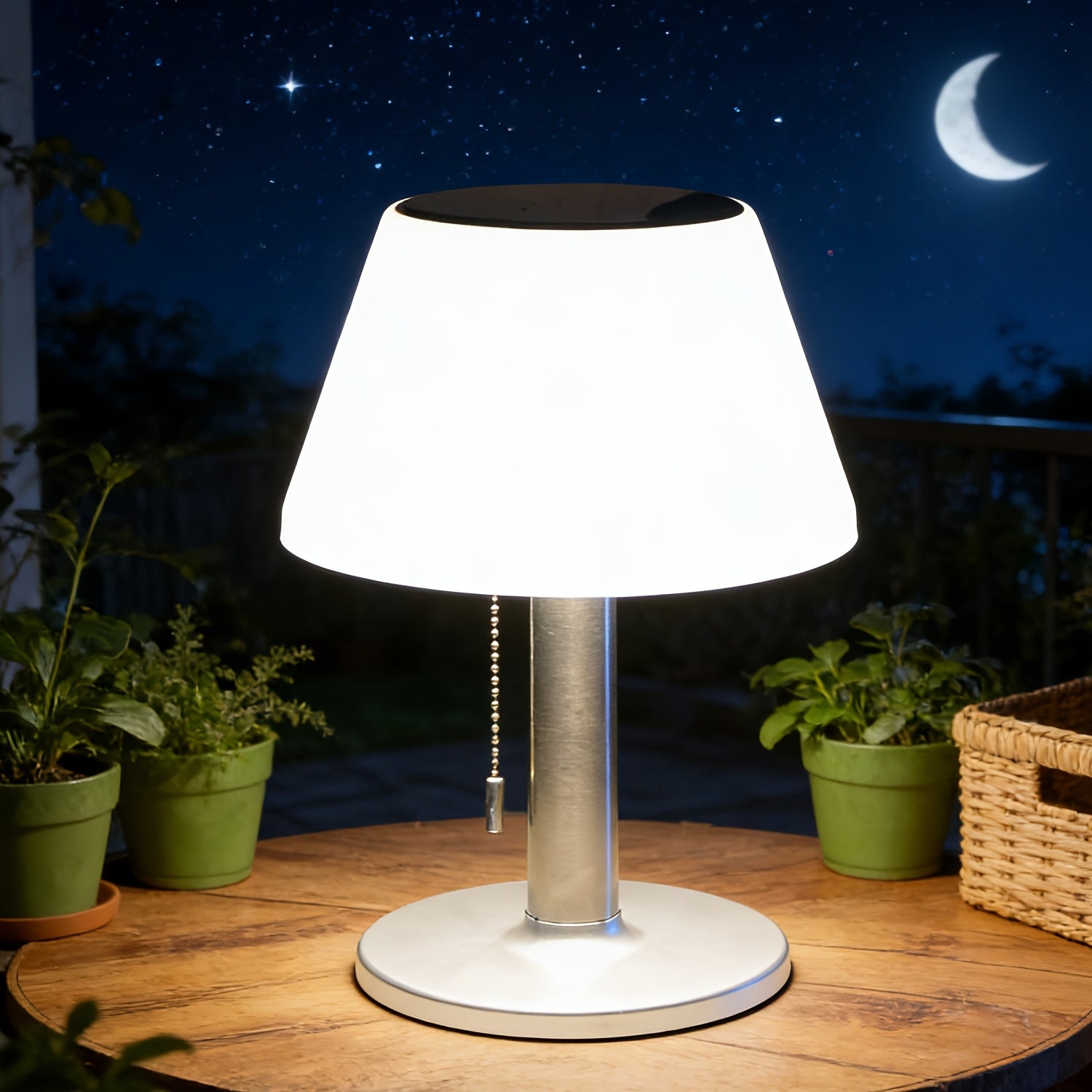 Solární stolní řetězová lampa