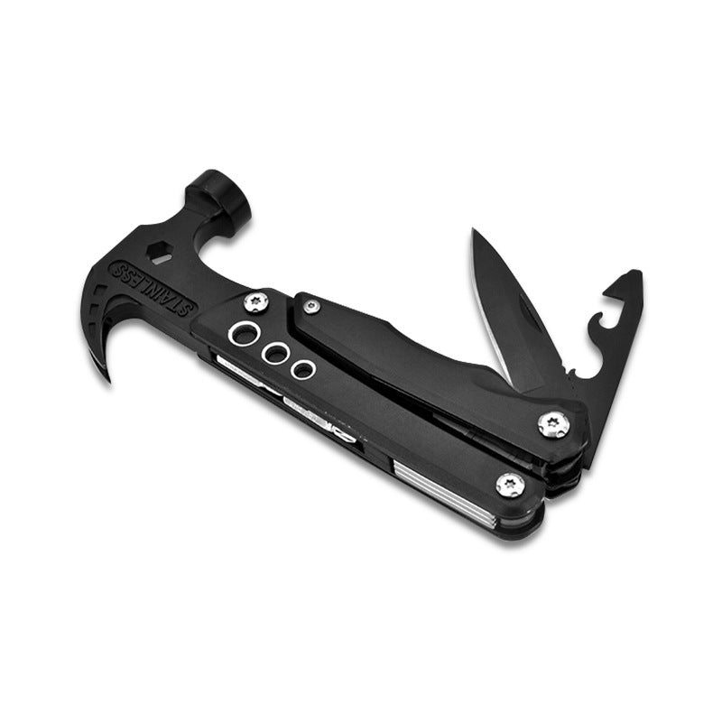 19-in-1 Multitool Hammer – Versatile Tool Combining Hammer, Pliers, Screwdriver, Knife, Bottle Opener, and 13 Extra Functions for Camping, DIY, and Emergencies