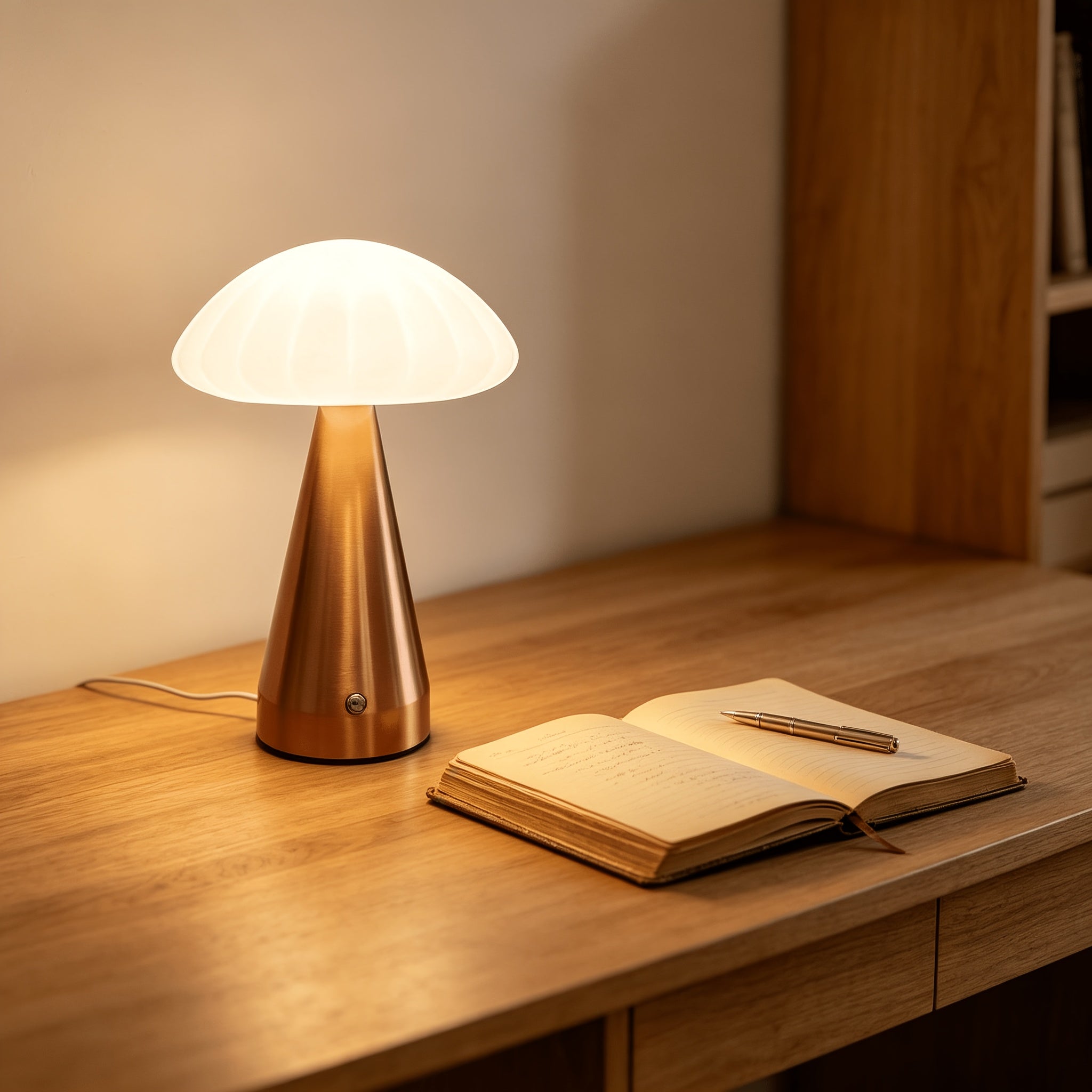 Umbrella Table Lamp for Elegant Night Lighting
