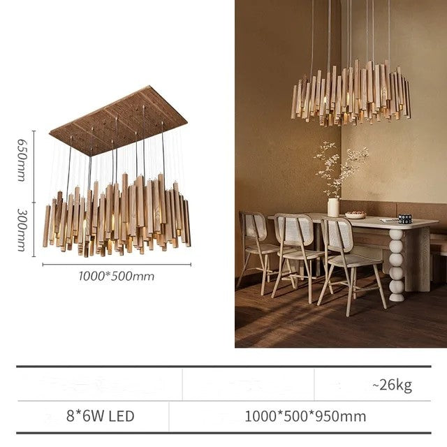 Luma FloraWood Ceiling Light for Modern Living Rooms
