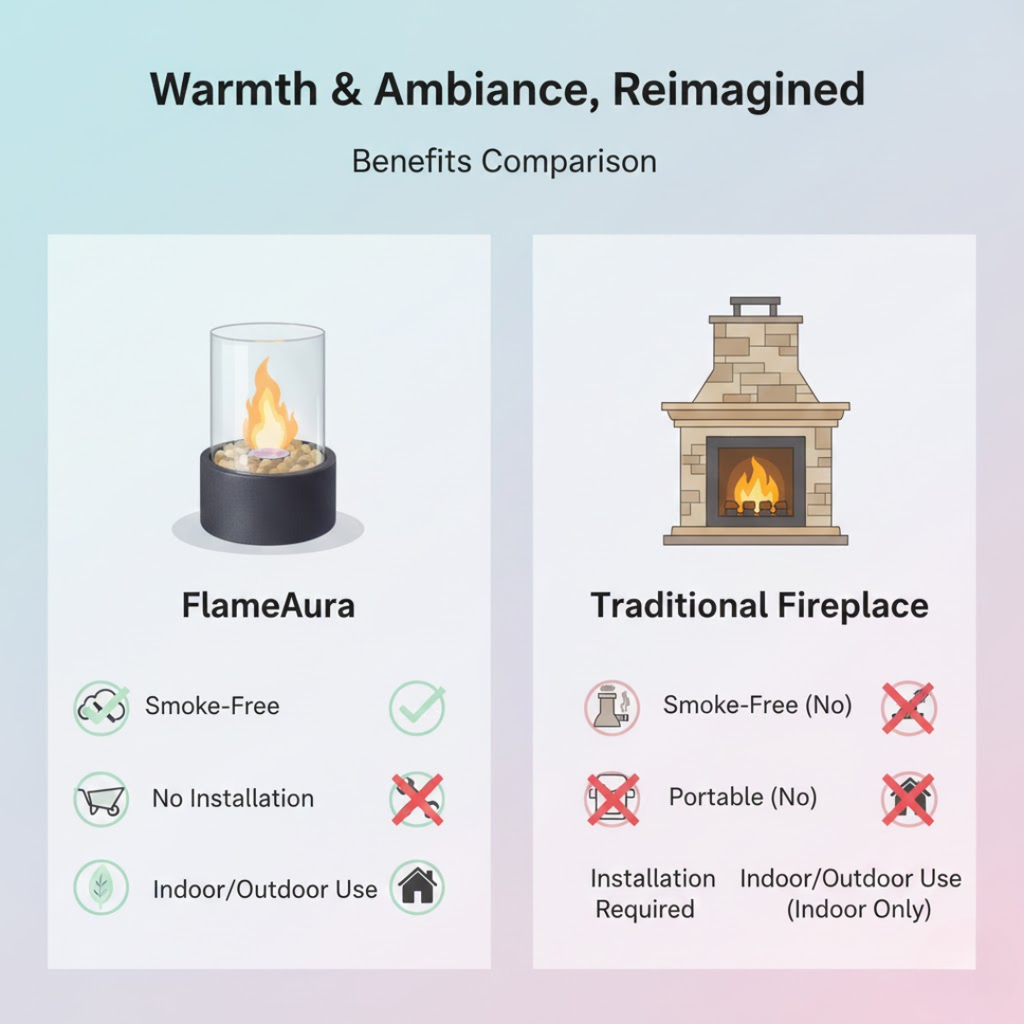 Tabletop Bioethanol Fireplace