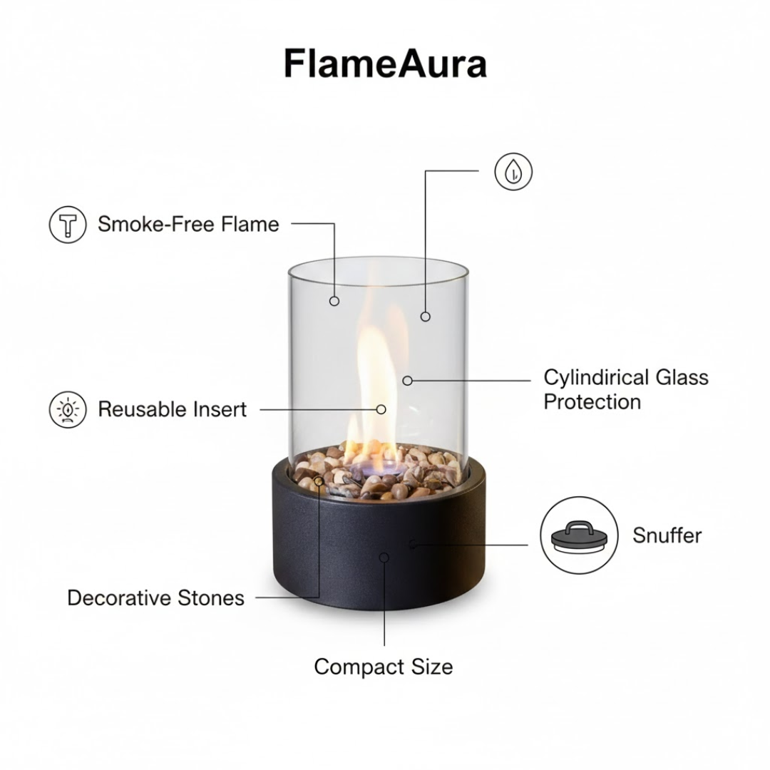 Tabletop Bioethanol Fireplace