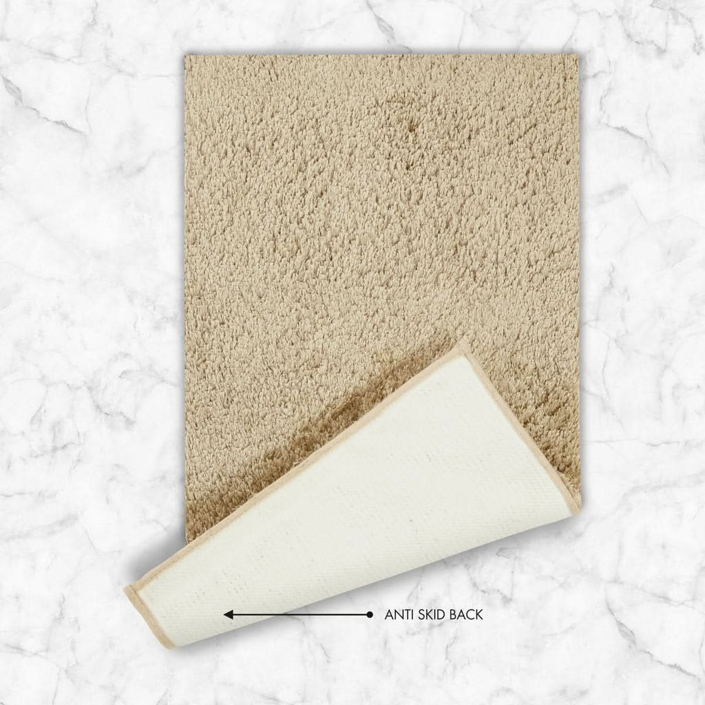 Veloura Absorbent Plush Bath Mat With Non Slip For Soft Comfort