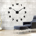 Living Room 3D Acrylic Wall Clock Quartz Timepiece Modern Round Design
