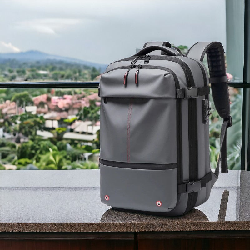Sac à dos compressible sous vide 60L extensible pour voyage et affaires