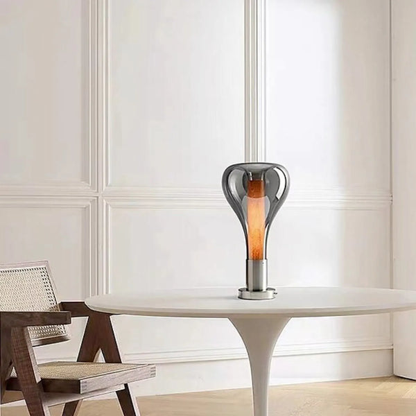 Viretta Ambient Glow Lava Flow Table Lamp Calming Art Design