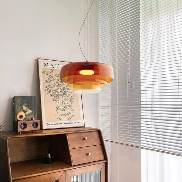 مصباح معلق نوردغلو مع لمسة زجاجية، إضاءة سقف على الطراز النرويجي