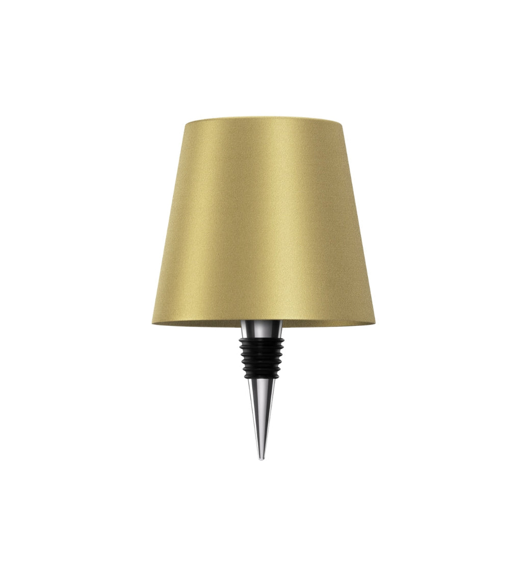Aluminium LED-fleslamp, oplaadbare tafellamp voor wijnflessen, warm licht