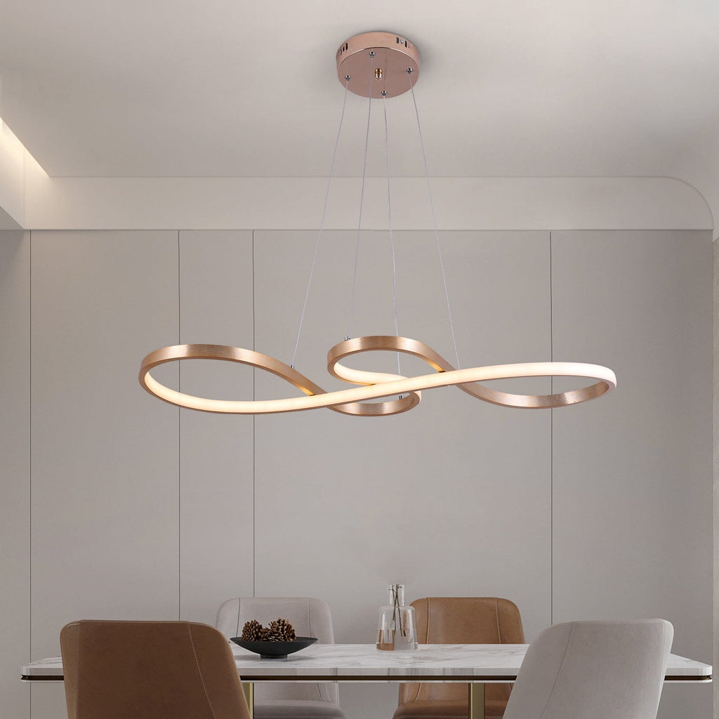 Lampadario LED intrecciato Korelle, lampada moderna