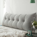 Luxurious Back Support Headboard Pillow For Ultimate Comfort On Bed Or Sofa