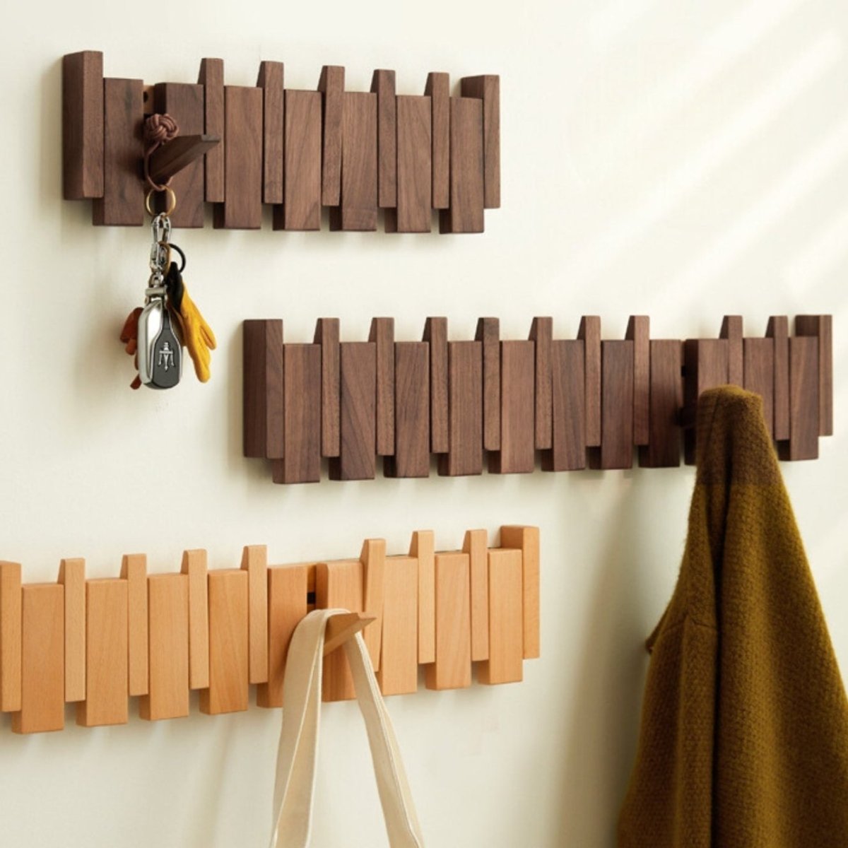 Handmade Piano Coatrack Elegant Wooden Coat Rack For Home Or Office