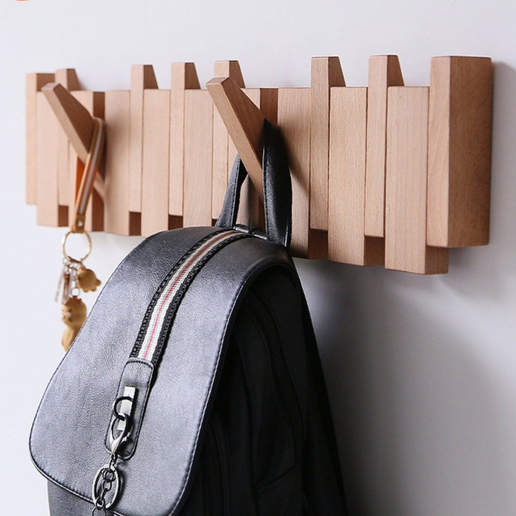 Handmade Piano Coatrack Elegant Wooden Coat Rack For Home Or Office