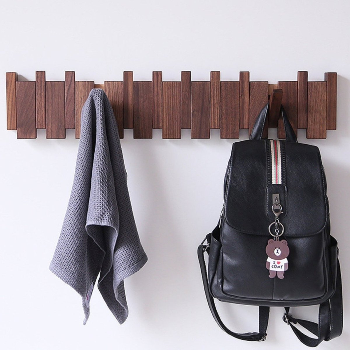 Handmade Piano Coatrack Elegant Wooden Coat Rack For Home Or Office