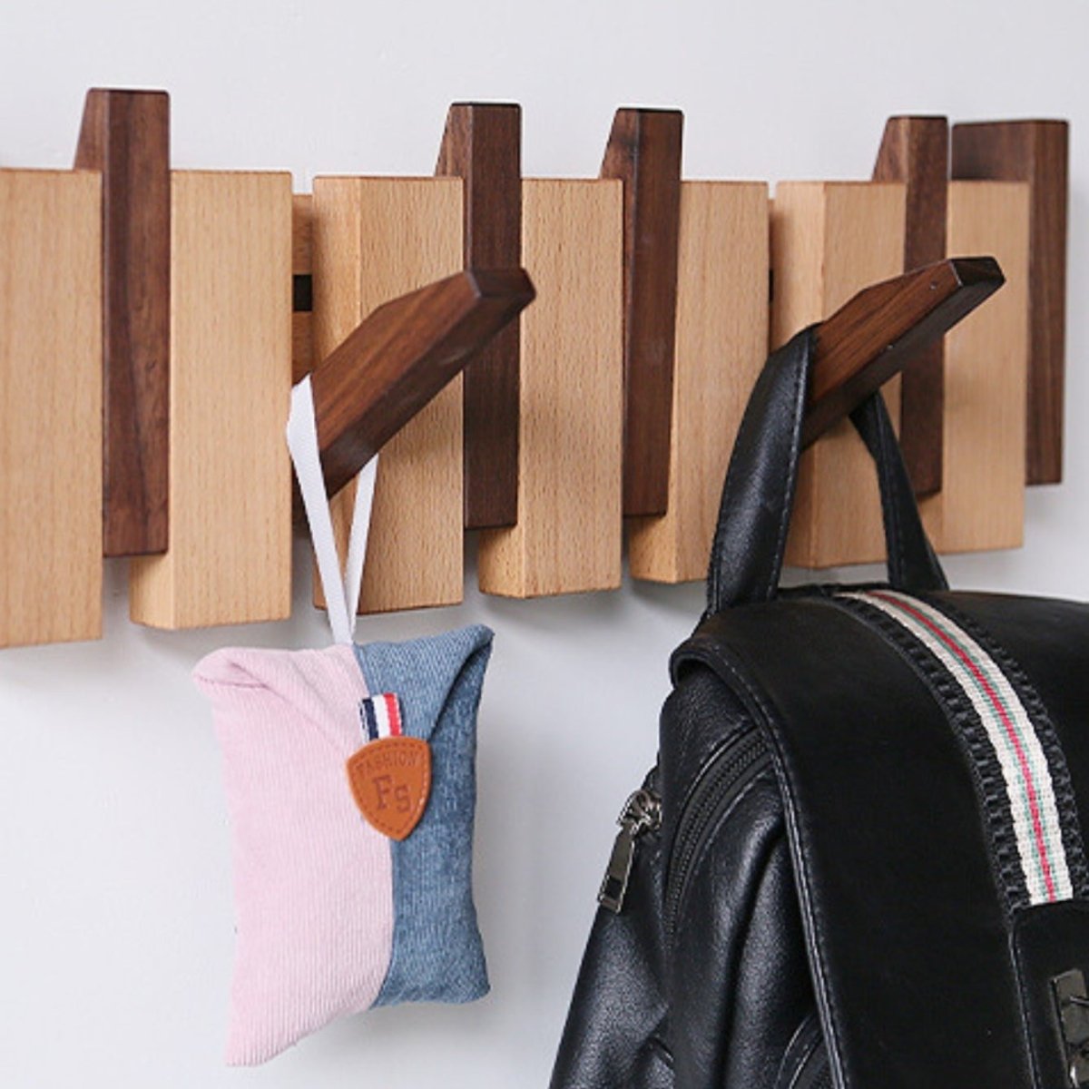 Handmade Piano Coatrack Elegant Wooden Coat Rack For Home Or Office