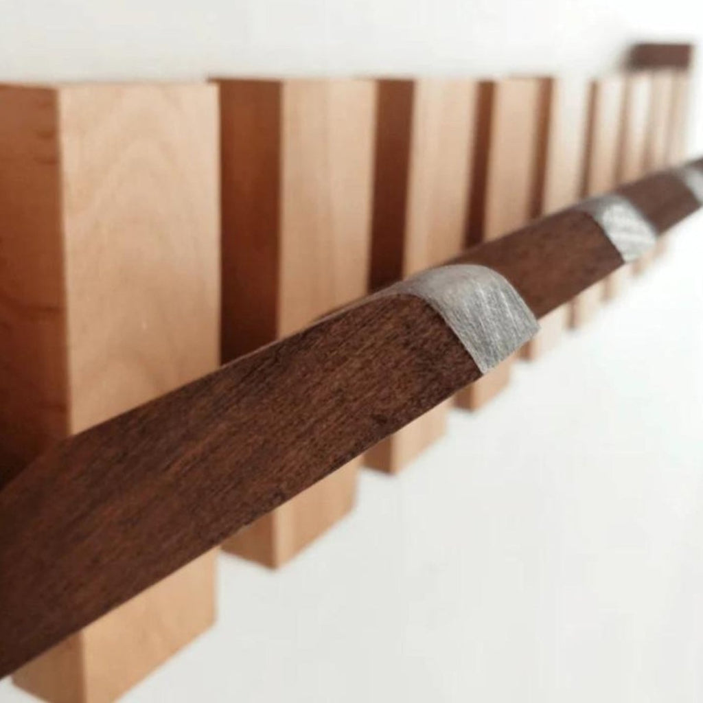 Handmade Piano Coatrack Elegant Wooden Coat Rack For Home Or Office