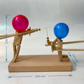 Bamboo Battle Play Set With Cannons And Balloons For Party Battles