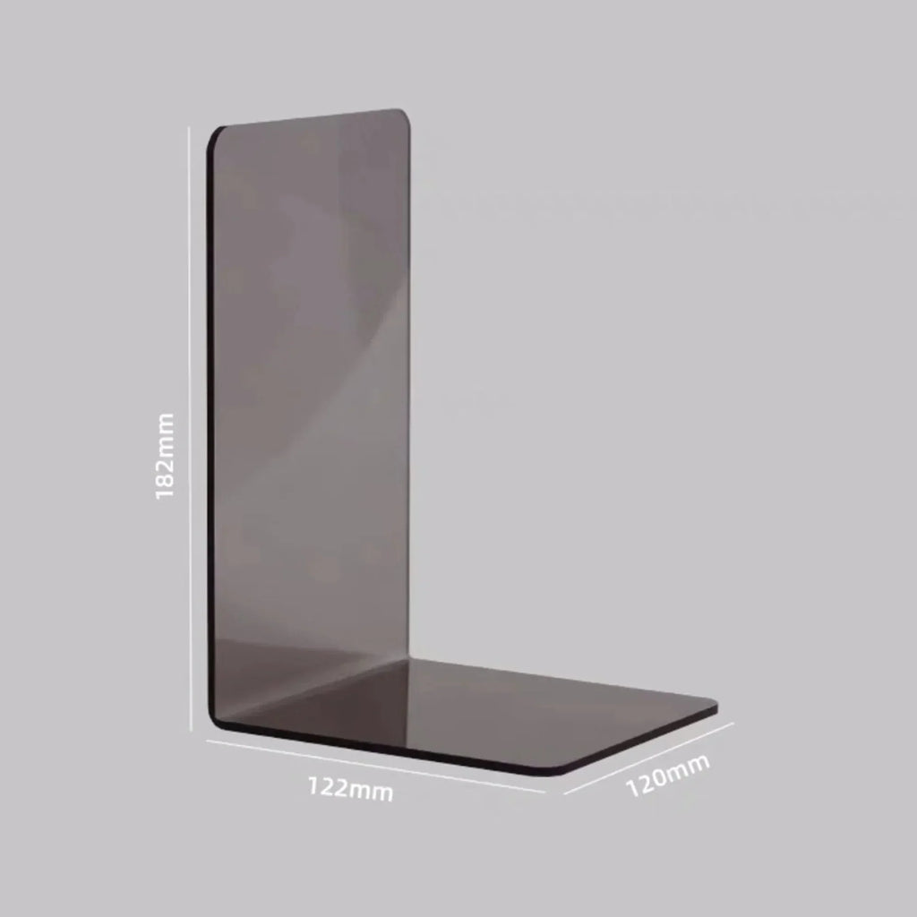 Sturdy Bookends Made of Transparent Acrylic for Home or Office