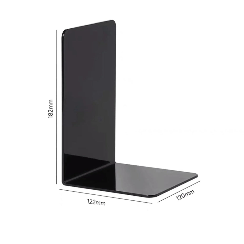 Sturdy Bookends Made of Transparent Acrylic for Home or Office