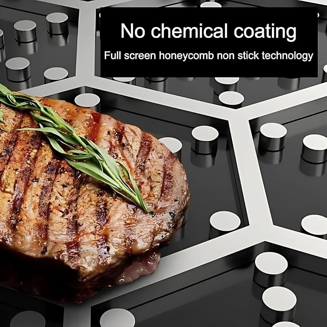 Frigideira PANFORGE Hexa Surface em Aço Inoxidável Antiaderente