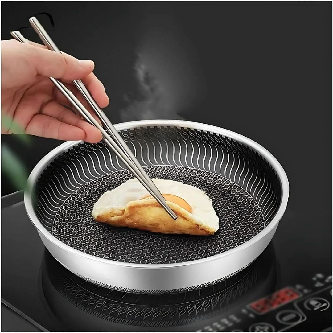 Frigideira PANFORGE Hexa Surface em Aço Inoxidável Antiaderente