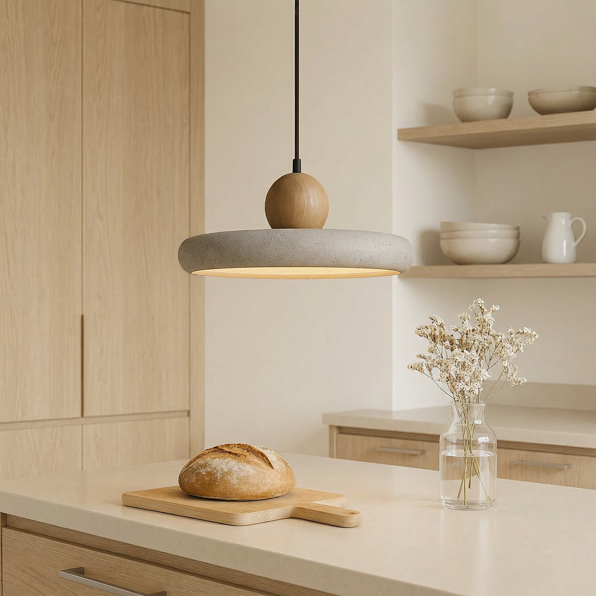 NovaCrest Elegancka Regulowana Lampa Wisząca do Kuchni