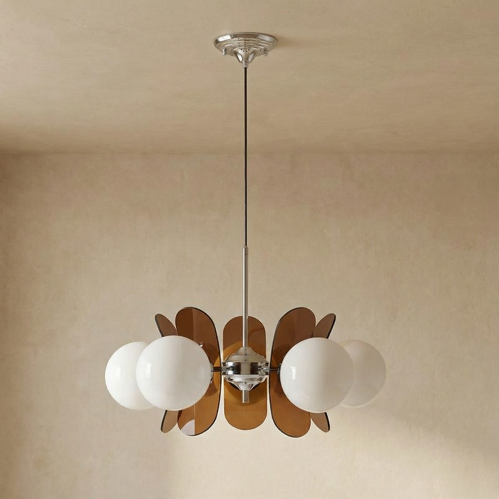 Astra Arc Modern Elegant Five-Head Chandelier Light Fixture