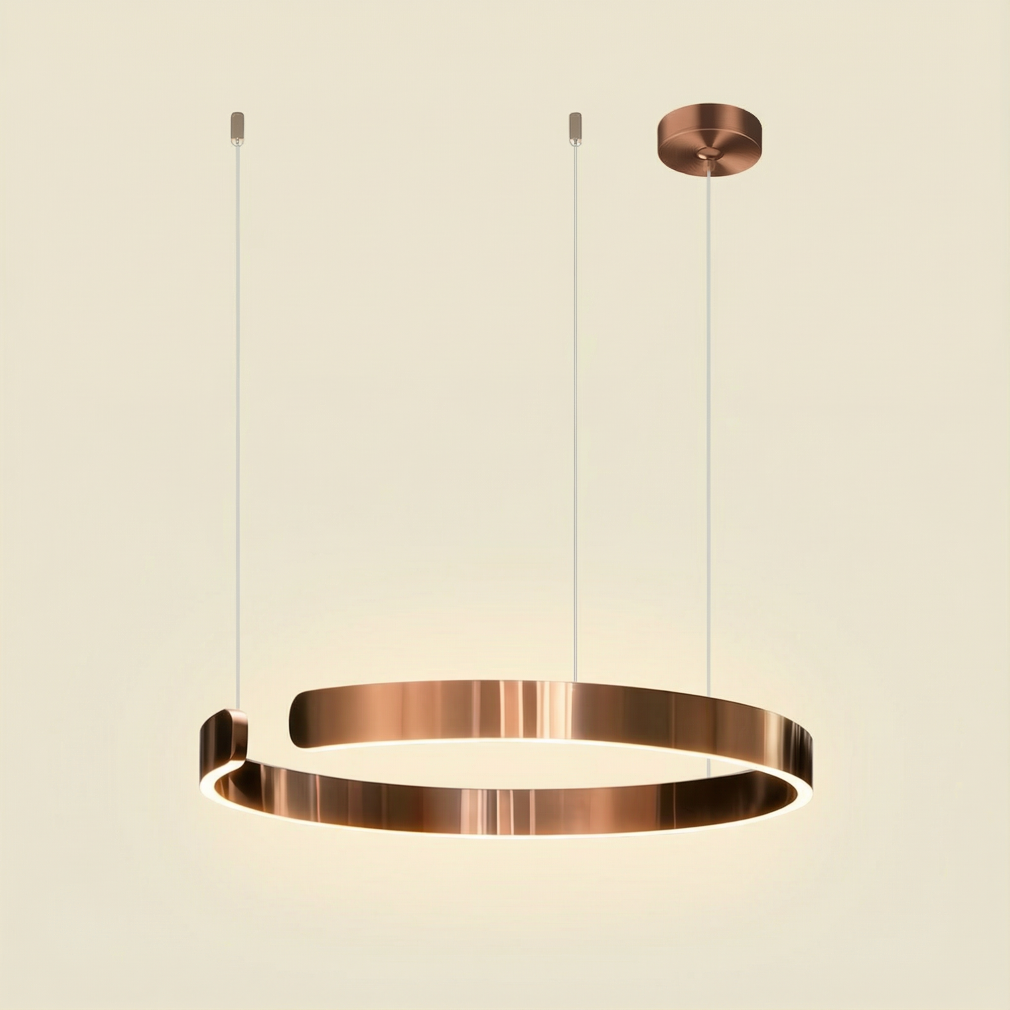 Luma Circle Pendant Light With Minimalist LED Design