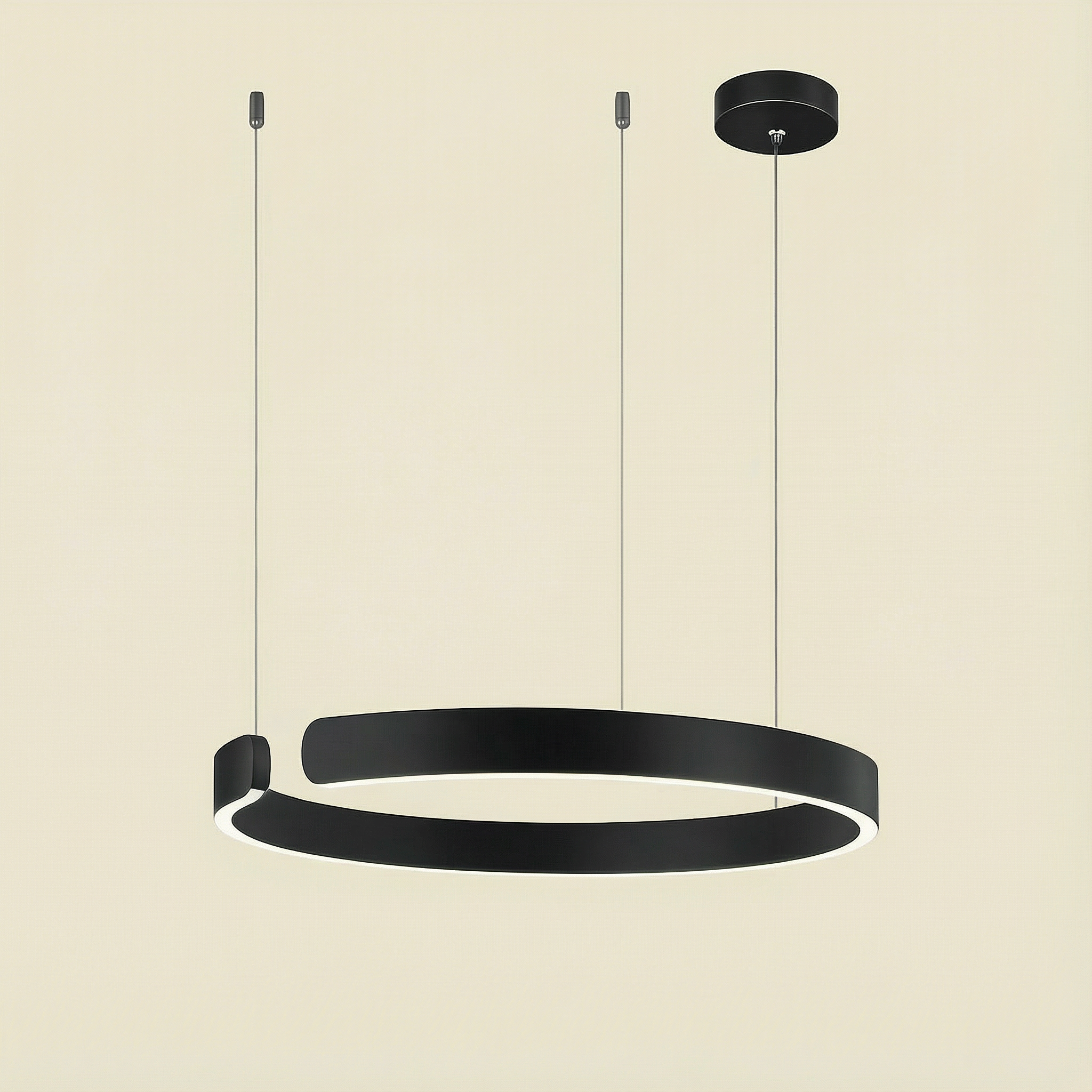 Luma Circle Pendant Light With Minimalist LED Design
