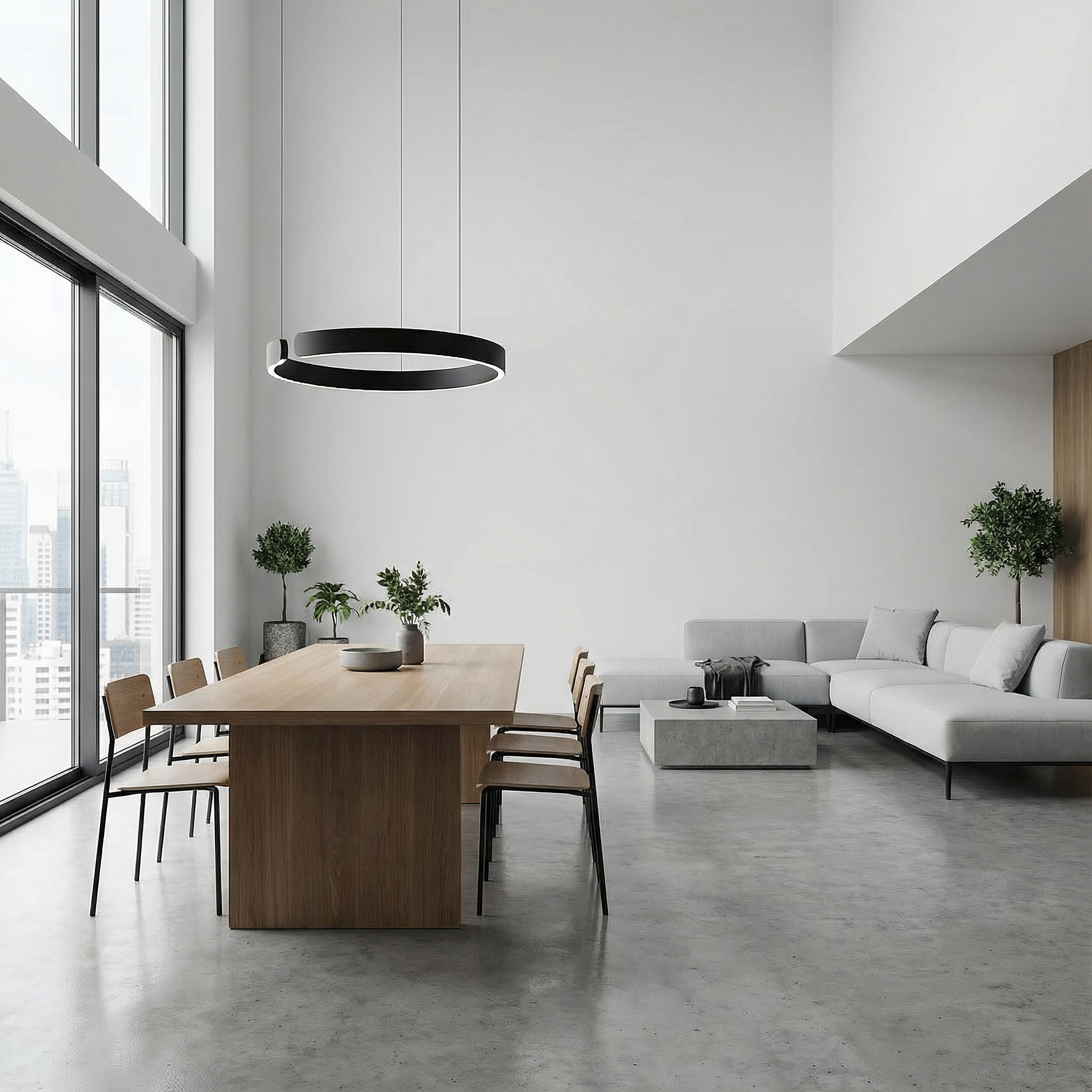 Luma Circle Pendant Light With Minimalist LED Design