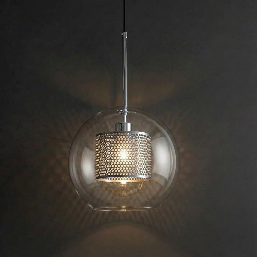 Lampada a Sospensione in Vetro Regolabile LuminaArc per Cucina