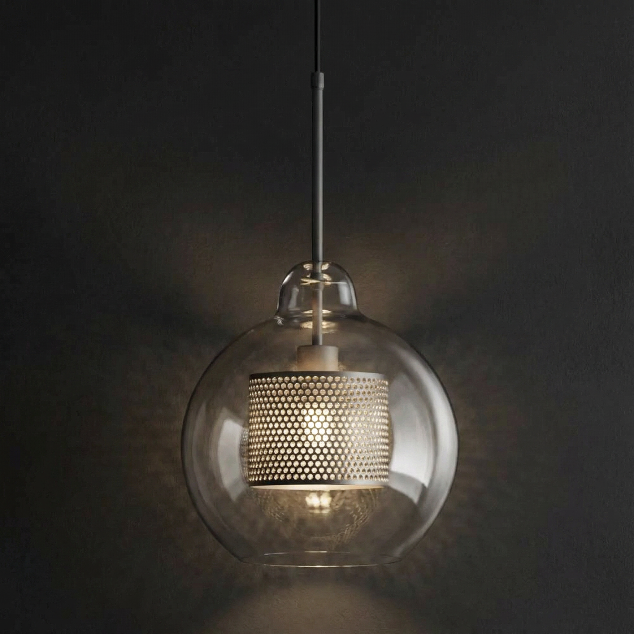 Lampada a Sospensione in Vetro Regolabile LuminaArc per Cucina