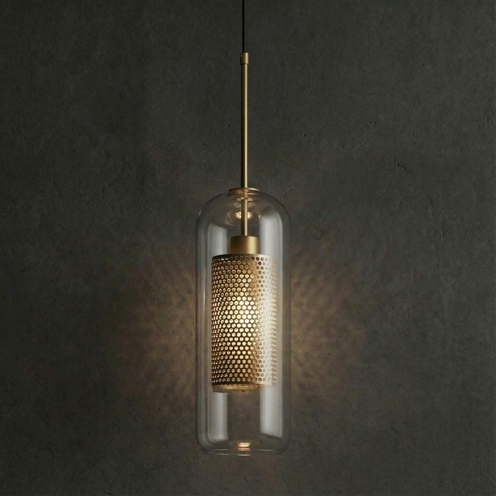 Lampada a Sospensione in Vetro Regolabile LuminaArc per Cucina