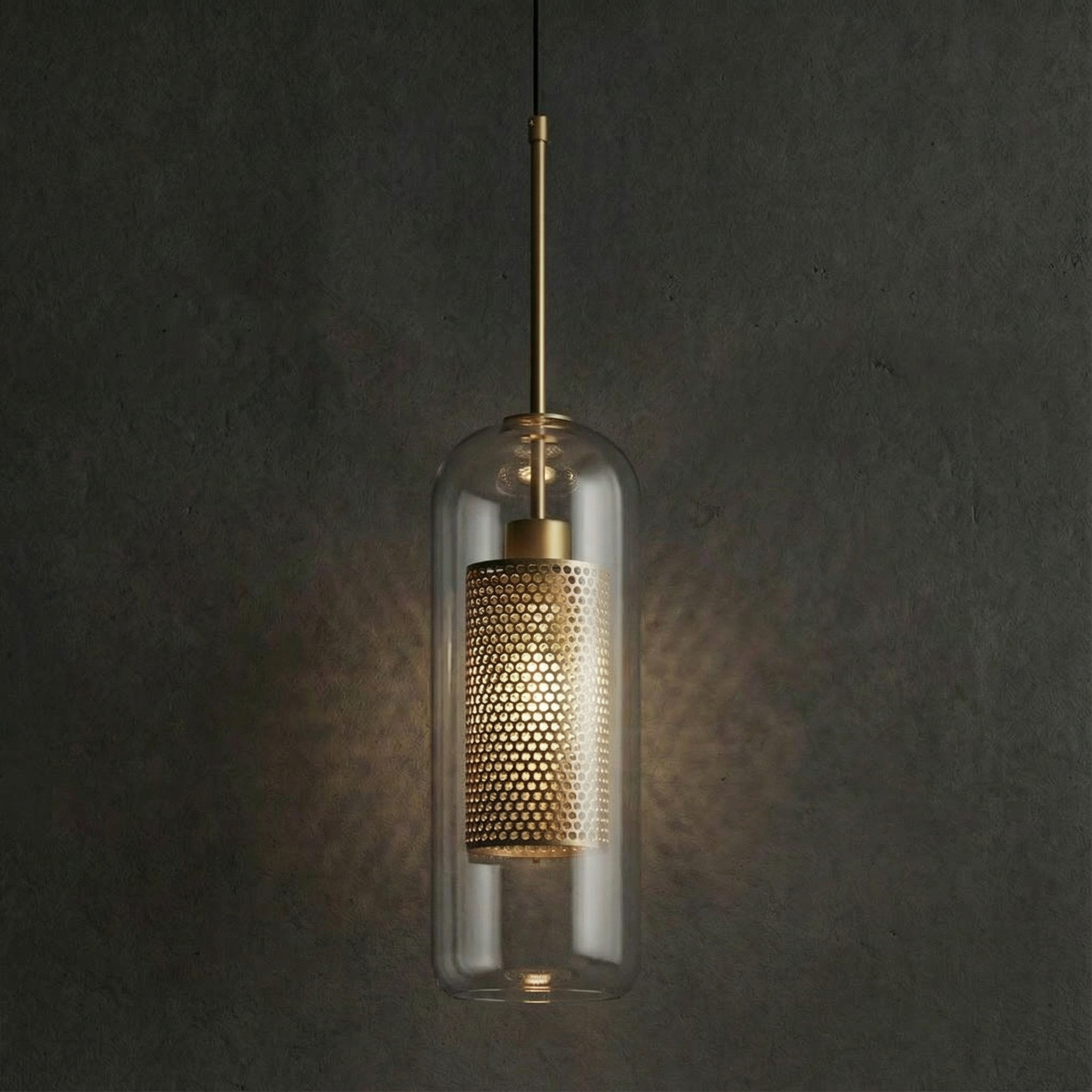 Lampada a Sospensione in Vetro Regolabile LuminaArc per Cucina
