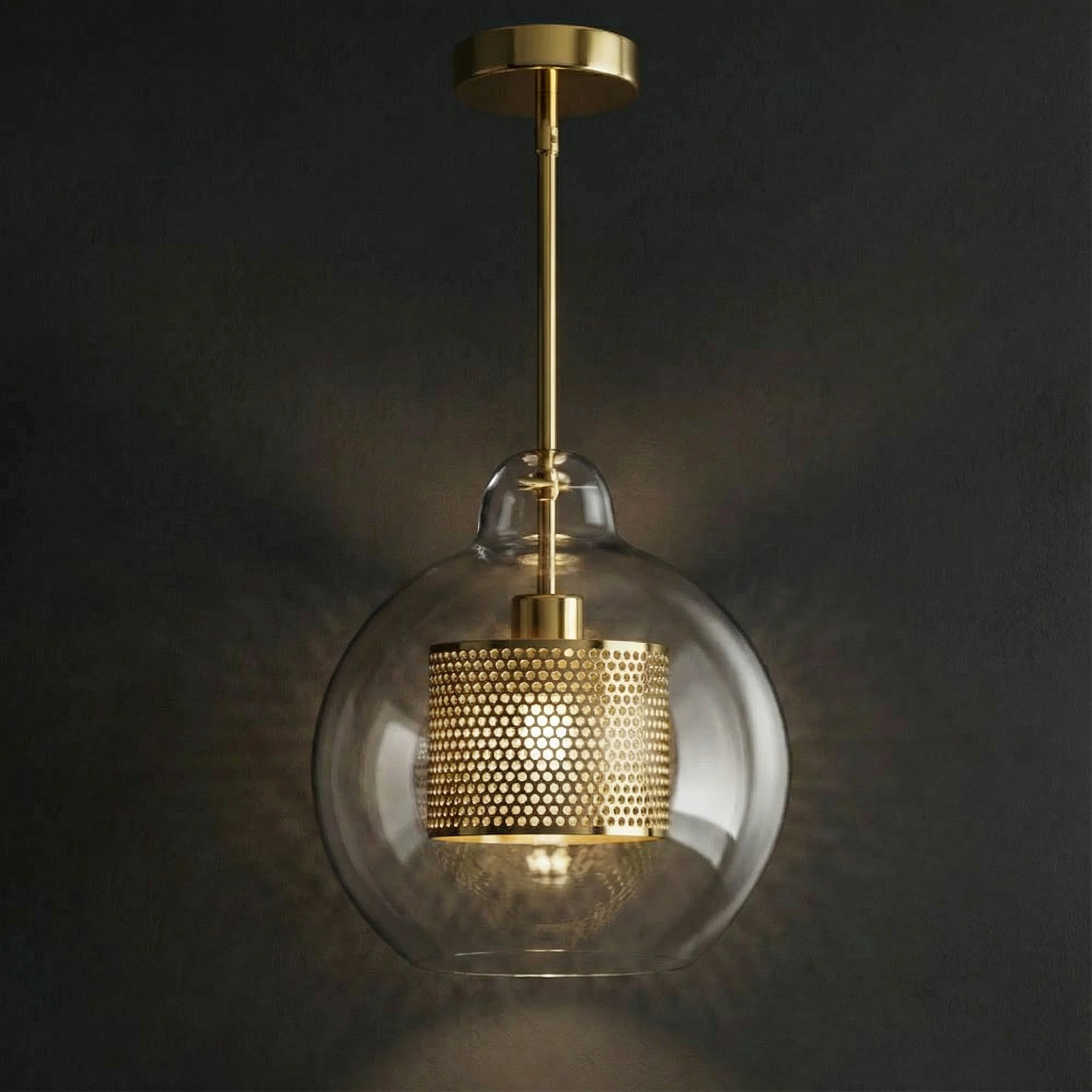 Lampada a Sospensione in Vetro Regolabile LuminaArc per Cucina