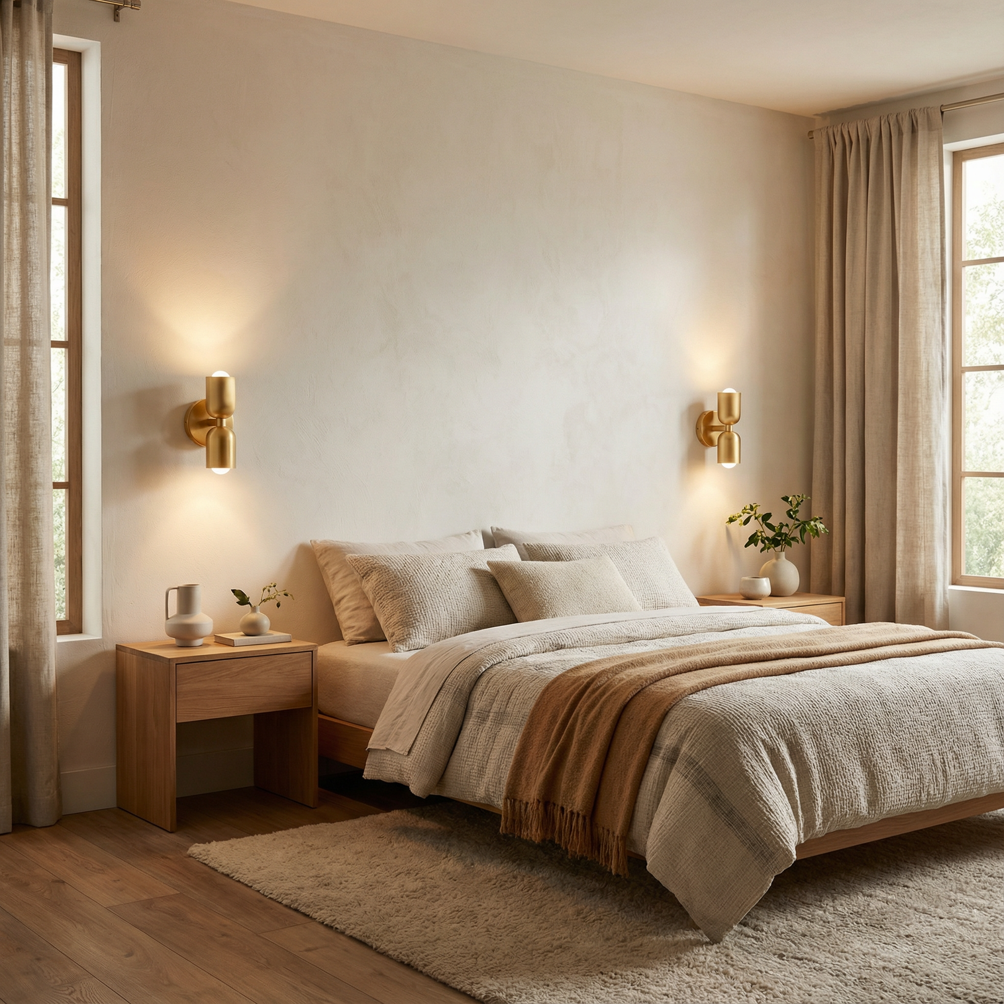 Appliques murales vintage doubles têtes élégantes LumenLace pour éclairage intemporel