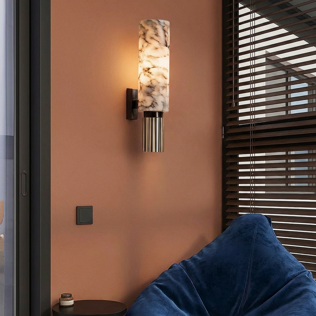 Moderne Brookmere-Wandleuchte mit LED-Lampe für eine gemütliche Atmosphäre