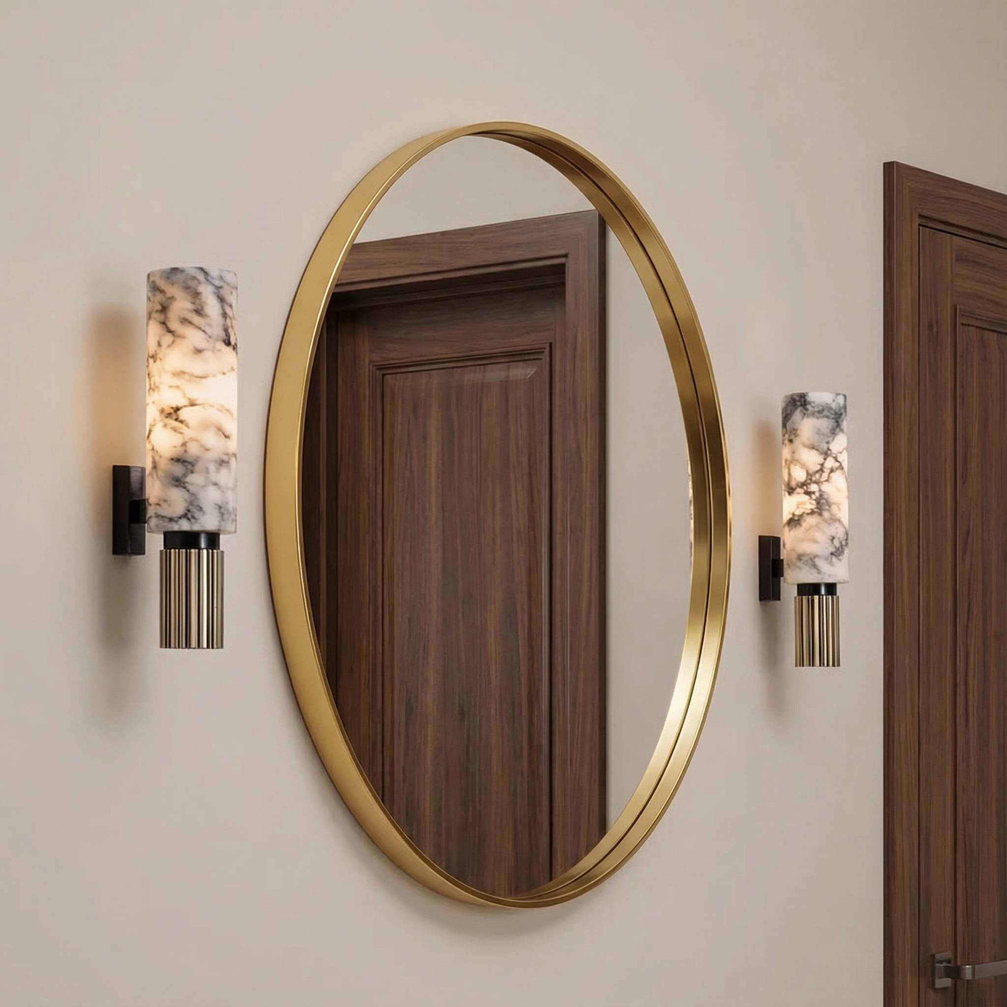 Moderne Brookmere-Wandleuchte mit LED-Lampe für eine gemütliche Atmosphäre