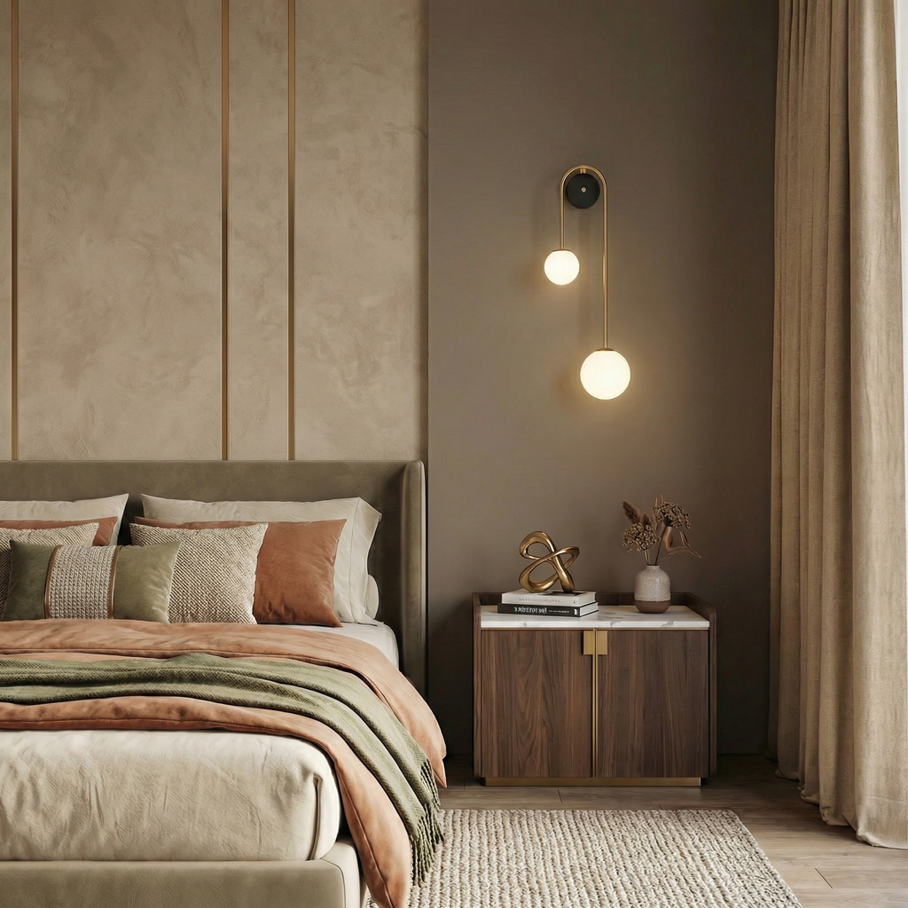 Elegant Arc Wall Light With Soft LED Glow For Cozy Modern Ambiance