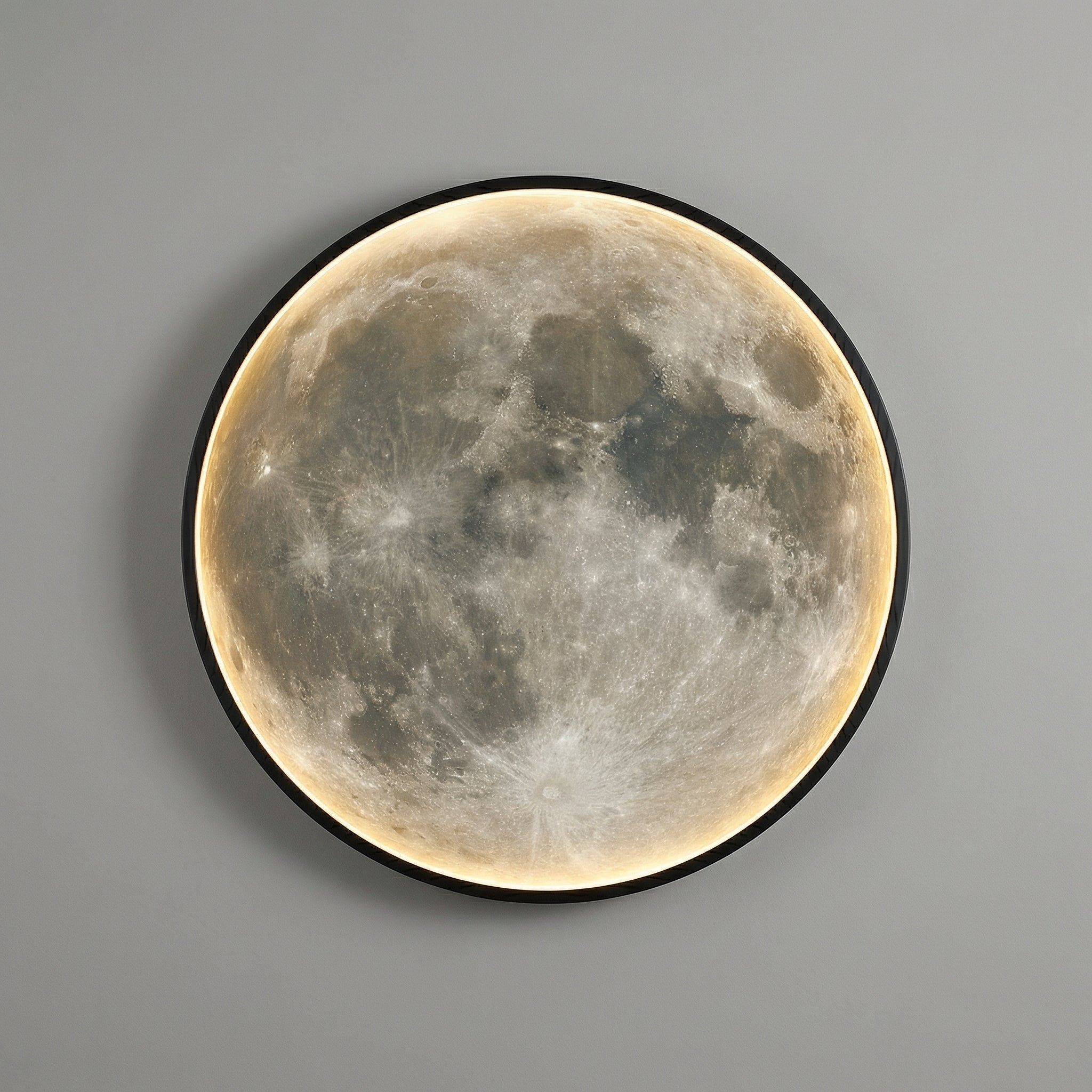 CelestiaGlow Outdoor Wall Lights With Realistic Lunar Surface