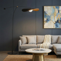Luma Line Modern Floor Lamp With Bamboo Design And Soft LED Glow