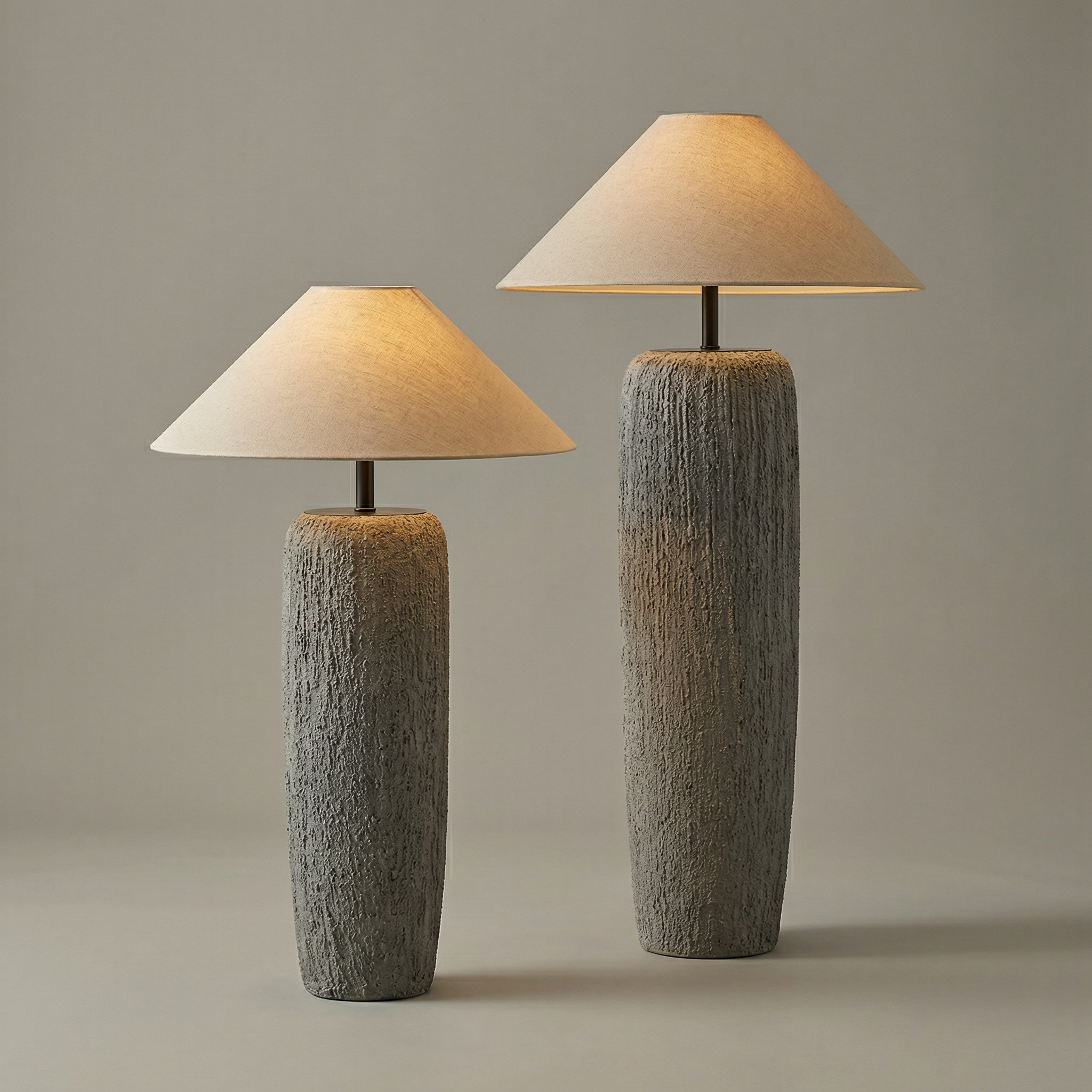 Contemporary Floor Lamp With Handcrafted Ceramic Base For Cozy Living Rooms