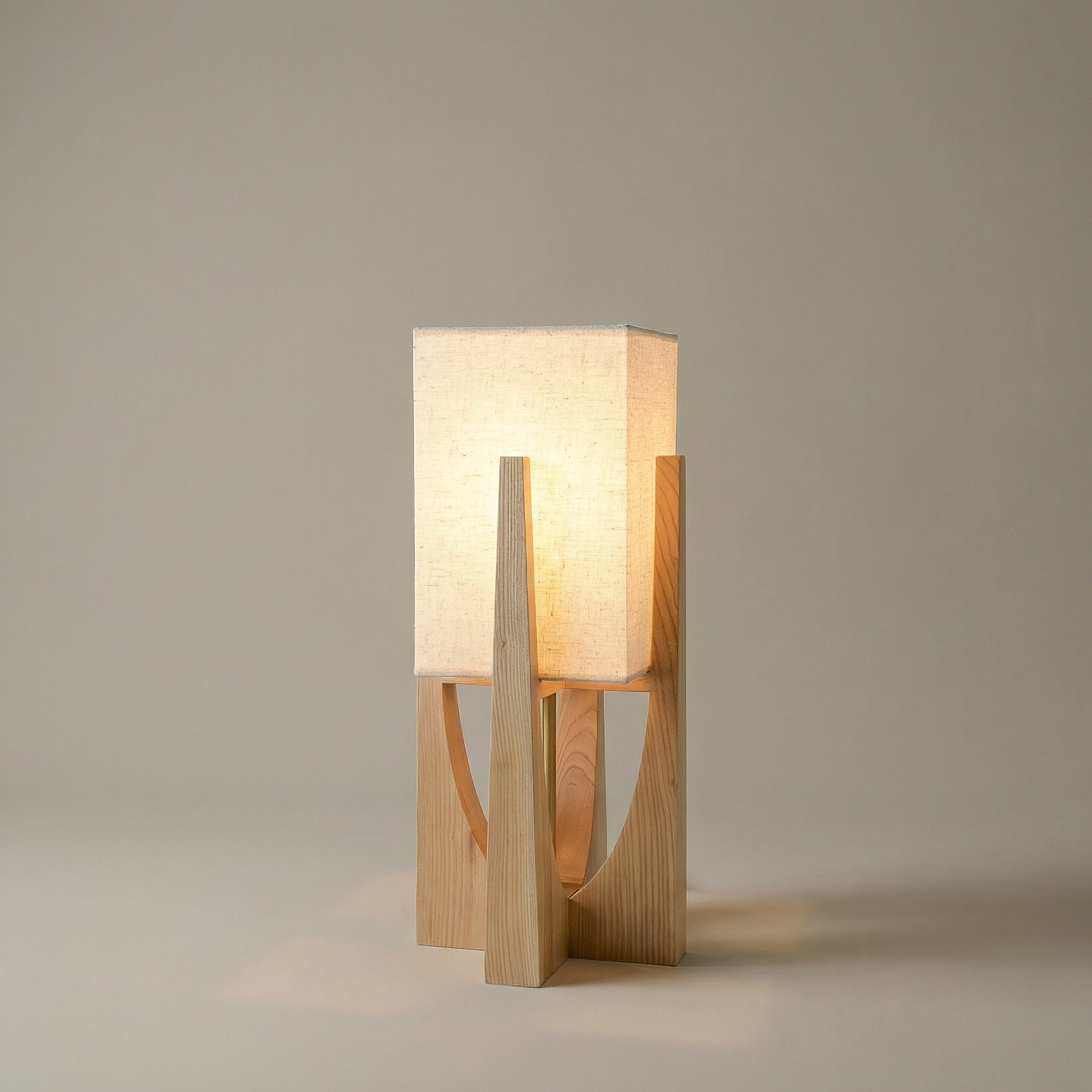 Ruční výroba stínidla moderní stojací lampa do obývacího pokoje od Calm Knot