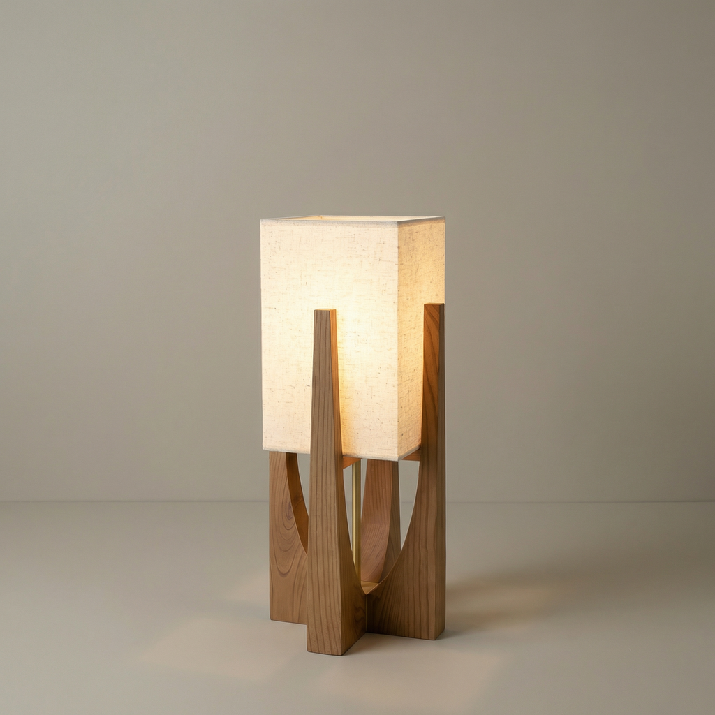 Ruční výroba stínidla moderní stojací lampa do obývacího pokoje od Calm Knot