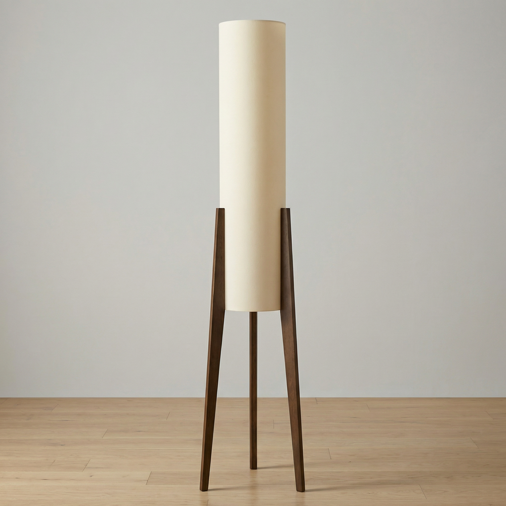 Lampada da Terra Autumn Grove con Lampadina LED Integrata per Atmosfera Mid Century Modern