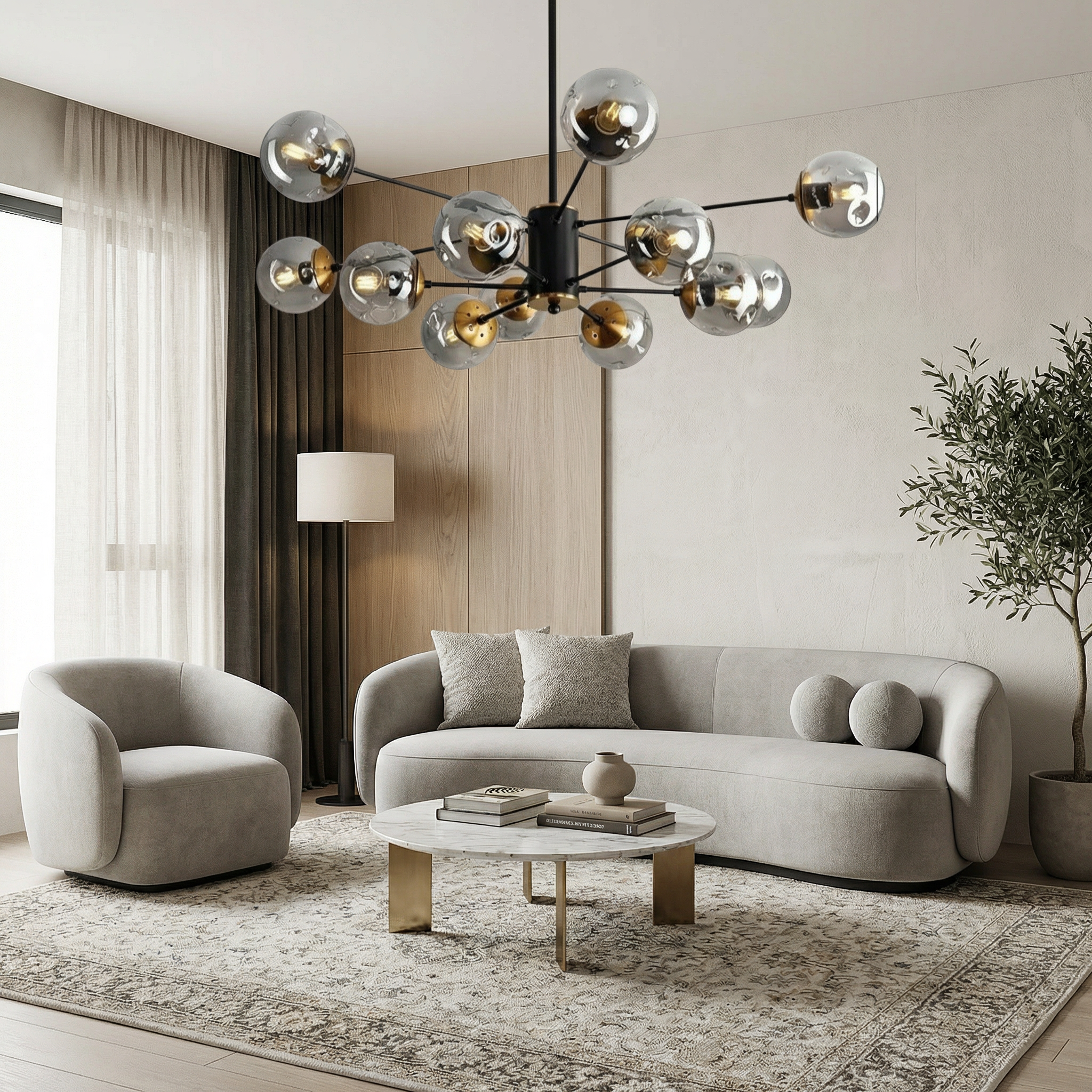 Luma Collection Modern Chandelier With Minimalist Design For Dining Rooms And More
